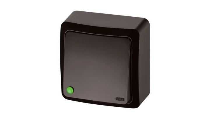 BERG Łącznik jednobiegunowy n/t 10AX IP20 brązowy 3710-05