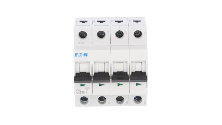 Wyłącznik nadprądowy 4P B 10A 6kA AC PL6-B10/4 166490