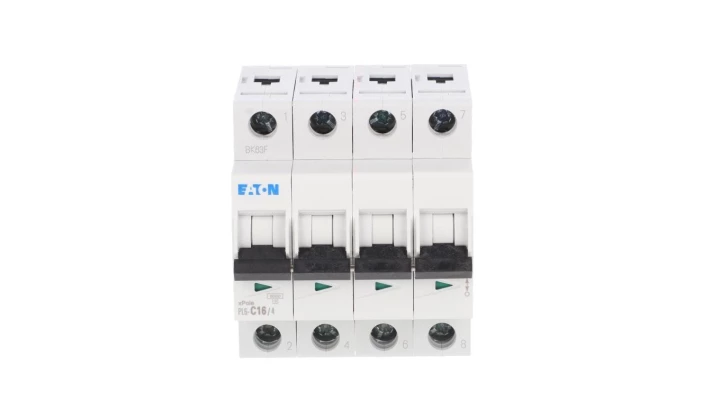 Wyłącznik nadprądowy 4P C 16A 6kA AC PL6-C16/4 166519