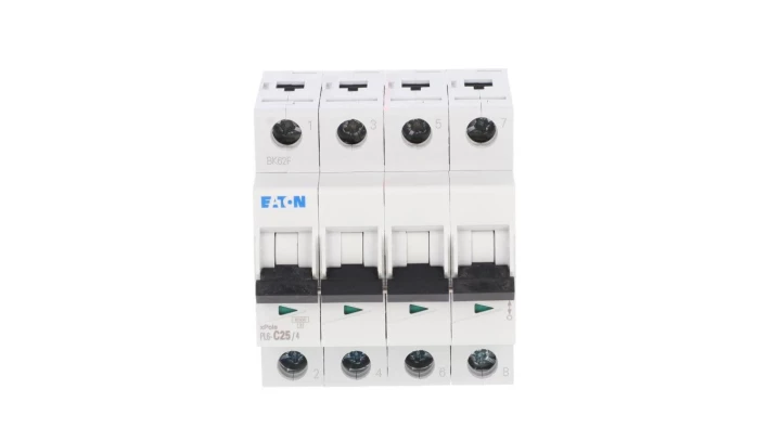 Wyłącznik nadprądowy 4P C 25A 6kA AC PL6-C25/4 166523