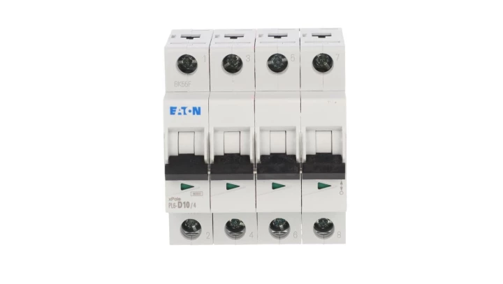 Wyłącznik nadprądowy 4P D 10A 6kA AC PL6-D10/4 166538