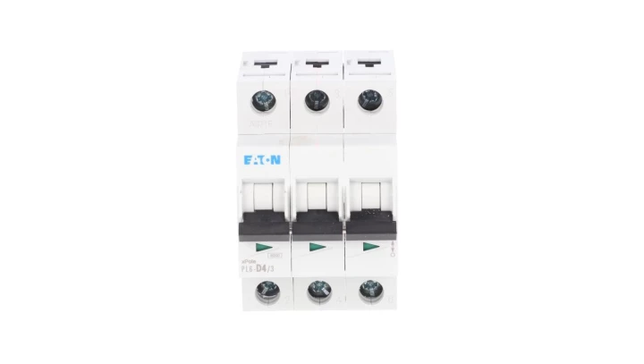 Wyłącznik nadprądowy 3P D 4A 6kA AC PL6-D4/3 286609