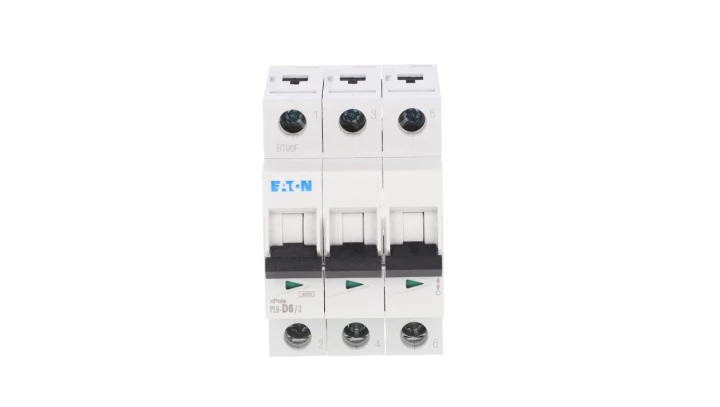 Wyłącznik nadprądowy 3P D 6A 6kA AC PL6-D6/3 286610