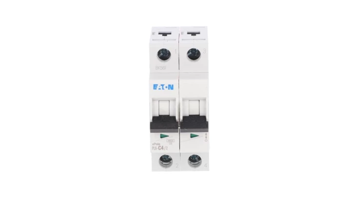 Wyłącznik nadprądowy 2P C 4A 6kA AC PL6-C4/2 286563