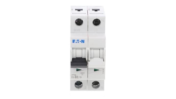 Wyłącznik nadprądowy 1P+N B 2A 6kA AC PL6-B2/1N 164907