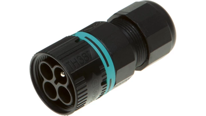 Wtyczka złączki 4-torowej THB.387.A4A