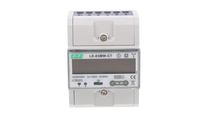 Trójfazowy licznik energii elektrycznej LE-03MW-CT