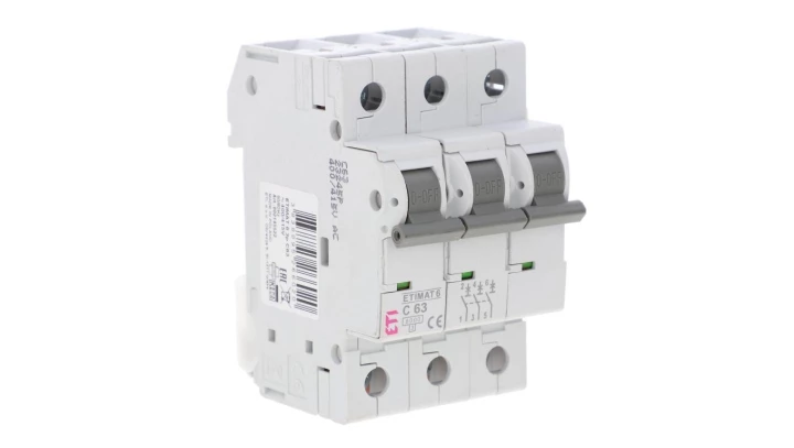 Wyłącznik nadprądowy ETIMAT 6 3p C63 002145522