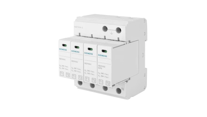 Ogranicznik przepięć Typ T1+T2 3P+N Uc 335V 12,5kA TN-S SENTRON 5SD7414-2