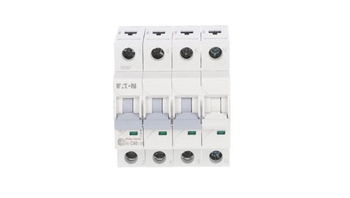 Wyłącznik nadprądowy 3P+N C 40A 6kA AC xPole Home HN-C40/3N 194915