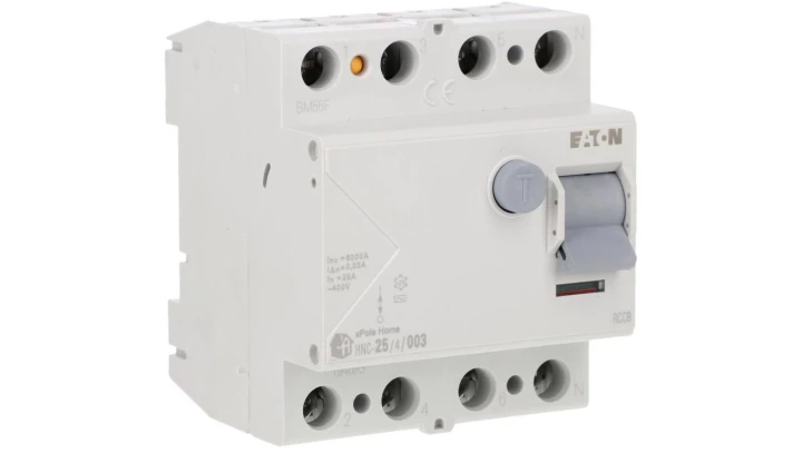 Wyłącznik różnicowoprądowy 4P 25A 0,03A typ AC xPole Home HNC-25/4/003 194693