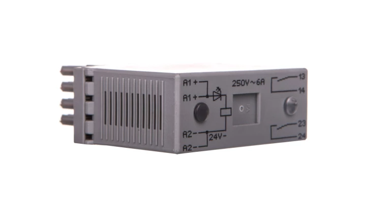 Moduł przekaźnikowy 20mm 24V DC 2z 286-328 /1szt./