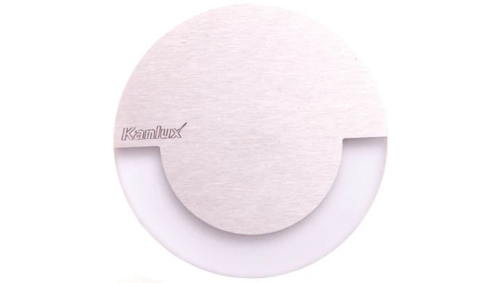 Oprawa przyschodowa LED okrągła SOLA LED WW 0.8W 12 DC 13lm kl.III IP20 barwa ciepła 3000K stal nierdzewna 23100