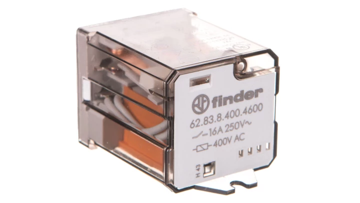 Przekaźnik mocy 3Z 16A 400V AC na panel lub Faston 250 wykonanie SELV 62.83.8.400.4600