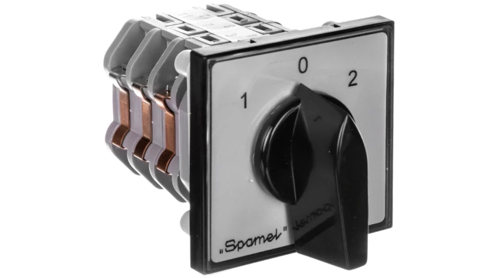 Łącznik krzywkowy 0-1 2P 25A ŁK25R-3.8380P03