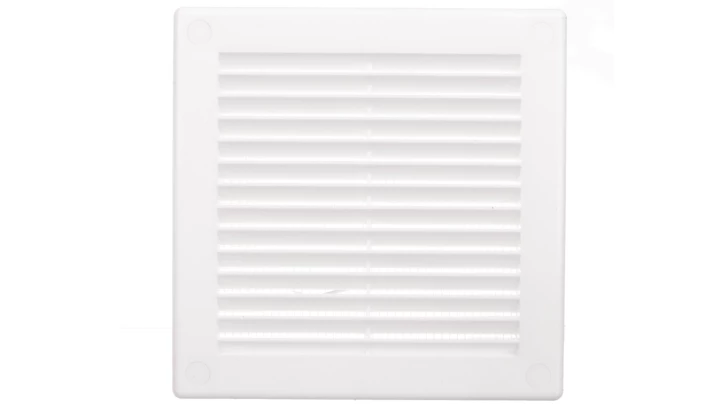 Kratka wentylacyjna 150x150mm biała siatka TRU2