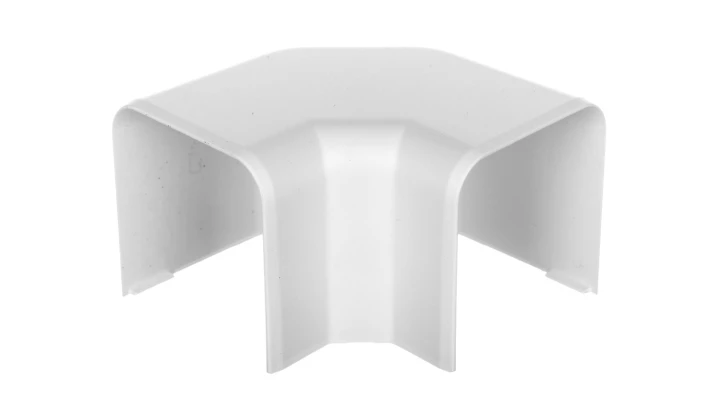 Pokrywa kątowa EKE 60x60mm biała 8543