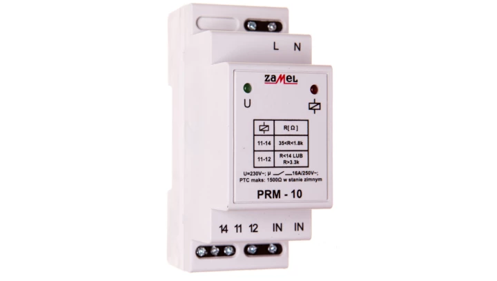 Przekaźnik rezystancyjny z sondą PTC 230V AC PRM-10 EXT10000111