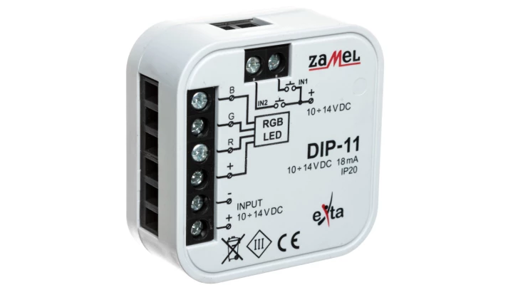 Sterownik RGB przewodowy DIP-11 EXT10000195