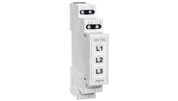 Wskaźnik zasilania 230V AC LED żółta/zielona/czerwona sieć TN LKM-04-40 EXT10000047