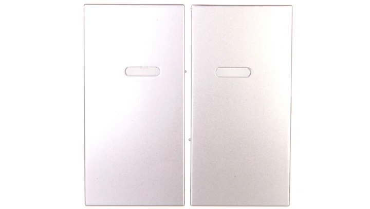 Simon 54 Klawisz podwójny do SW6/2XLM, SW7/2XM i SW6P1M z podświetleniem srebrny mat DKW9L/43