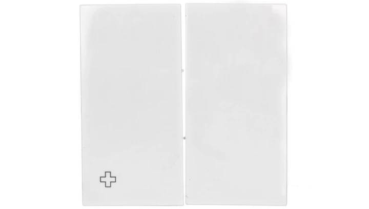 Simon 54 Klawisz podwójny do SW7/2XM i SW6P1M antybakteryjny biały DKW9/AB11