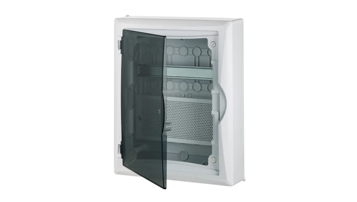 Rozdzielnica modułowa 2x12 n/t ECONOMIC BOX RN 2/24 MULTIMEDIALNA drzwi transparentne (N+PE) IP40 2505-21