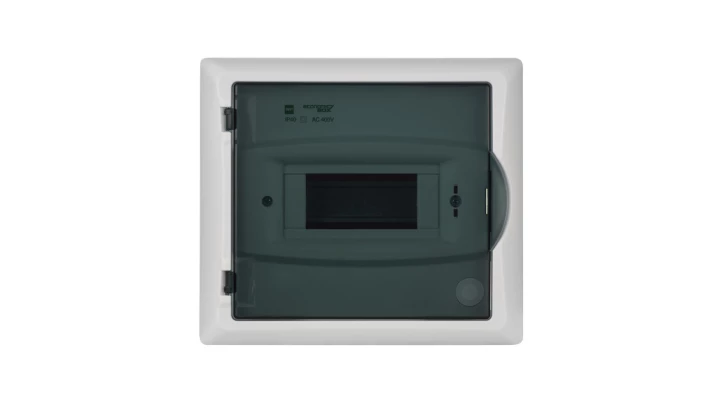 Rozdzielnica modułowa 1x6 p/t ECONOMIC BOX RP 1/6 drzwi transparentne (N+PE) IP40 2511-01