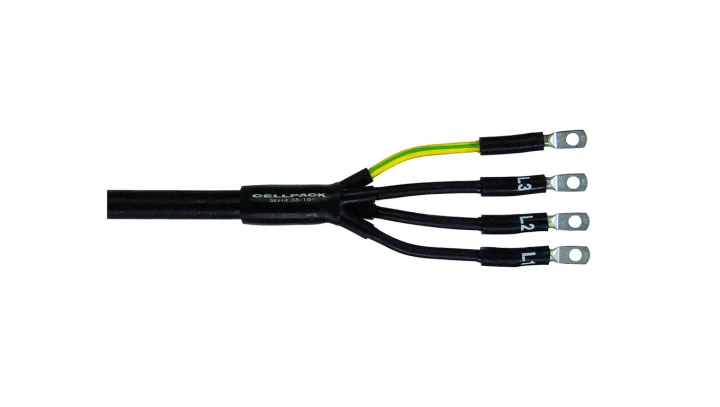 Termokurczliwa głowica napowietrzna do kabli 4-żyłowych nn zestaw bez końcówek SFEX4 70-150 7000040-48 427212