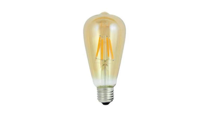 Żarówka LED E27 ST64 4W = 30W 320lm 2200K Ciepła 360 Filament GOLDLUX