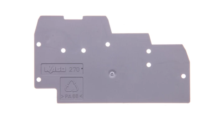 Ścianka końcowa do złączek 3-pietrowych szara 270-319