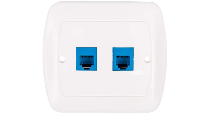 Simon Akord Gniazdo telefoniczne podwójne 2xRJ12 białe AT2/11