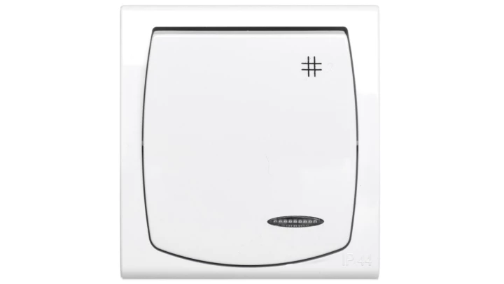 MADERA Łącznik hermetyczny krzyżowy z podświetleniem IP44 biały ŁNH-4NS/00