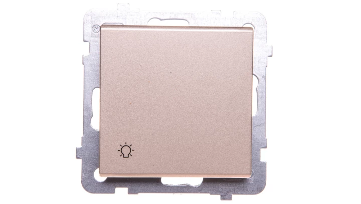 SONATA Przycisk /światło/ szampański złoty ŁP-5R/m/39