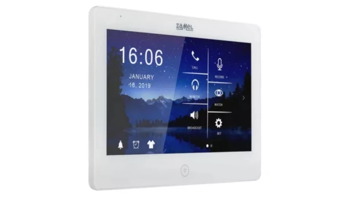 Wideomonitor z dotykowym ekranem 10cali/ Biały TYP: VP-810WHD ENT10000447