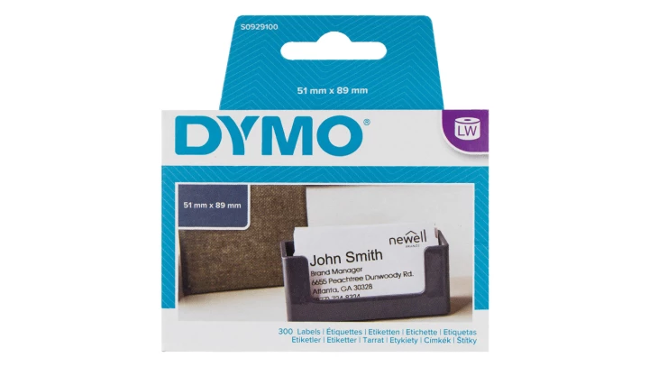 Etykiety wizytówkowe do drukarek 51x89mm bez kleju białe S0929100 /1rolka x 300szt./