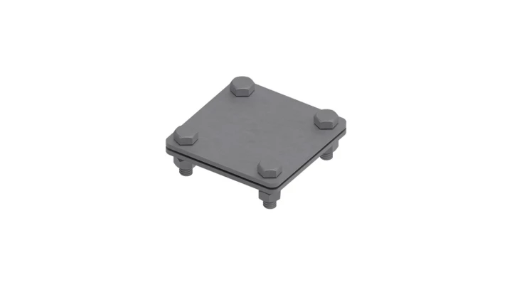 Złącze uniwersalne 2-elem. 80x80 bednarka-bednarka stal ocynkowana ogniowo 215.1 OG 21500102