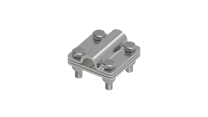 Złącze uniwersalne 3-elem. 60x60 bednarka-pręt16 stal nierdzewna 214.3.1 NI 21401305