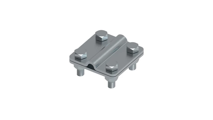 Złącze uniwersalne 2-elem. 60x60 bednarka-drut8 stal ocynkowana galwanicznie 214.2 OC 21400201