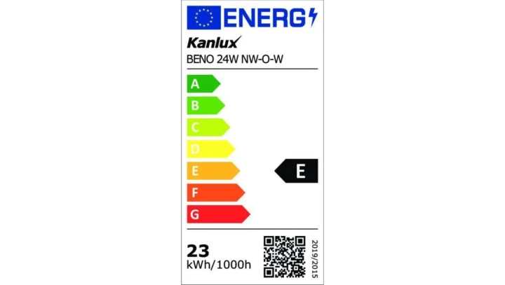 Plafoniera LED BENO 24W NW-O-W 2060lm 4000K IP54 33340