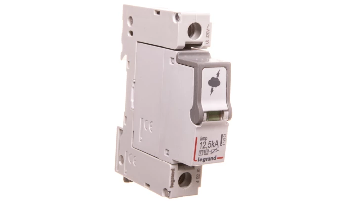 Ogranicznik przepięć Typ T1+T2 1P 12,5kA 320V AC 1,5kV ON 300 TT, TN (TNC, TNS) 412270