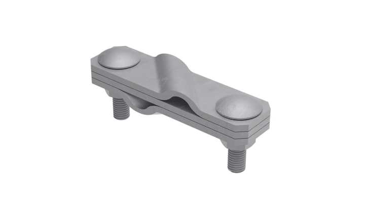 Złącze krzyżowe skośne pręt-pręt 3-elem. stal ocynkowana ogniowo 116.4 OG 11600402