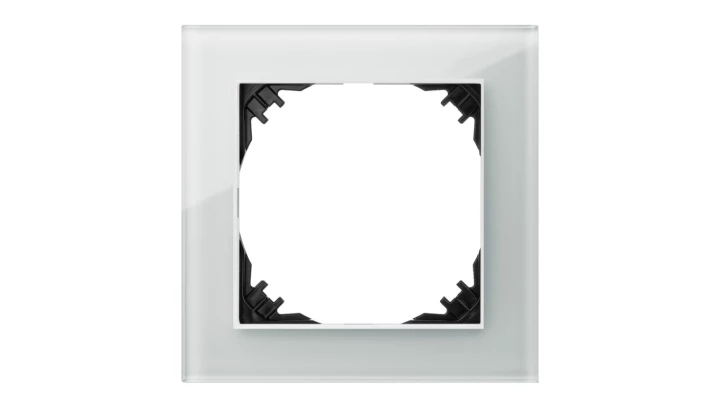 Vestra Ramka pojedyncza szkło IP20 biały 3871-62
