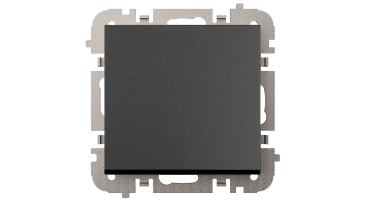 Vestra Łącznik zwierny światło bez ramki podtynkowy IP20 czarny 3813-19