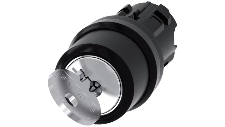 Przełącznik z kluczem 22mm tworzywo 2 poz O-I Ronis nr SB30 klucz w poz O SIRIUS ACT 3SU1000-4BF01-0AA0