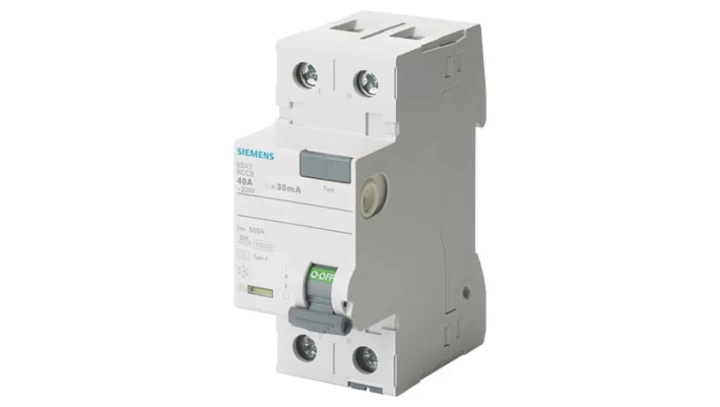 Wyłącznik różnicowoprądowy 2P 25A 30mA 230V typ F 5SV3312-3