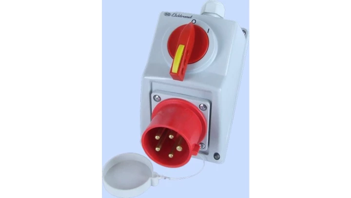 Zestaw z/o 0-1 wtyk 32A 3P+N+Z IP44 C32-18N 974021