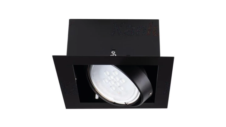 Oprawa downlight 25W GU10 220-240V AC IP20 MATEO ES DLP-150-B czarna 32930