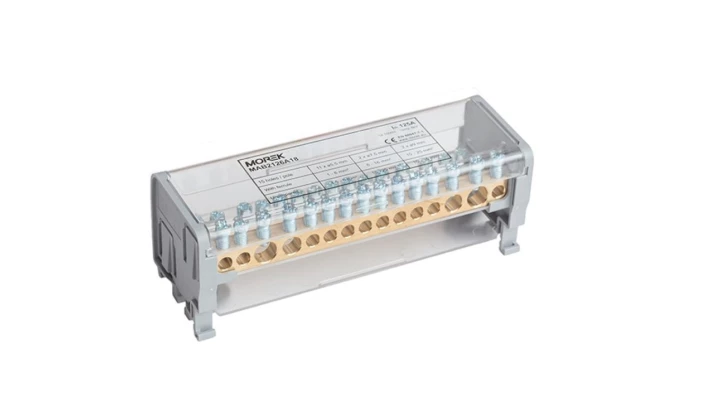 Blok dystrybucyjno-rozdzielczy MOBLOCK 2P 1000V 125A -15 2x35 + 2x25 + 11x6mm² TS35 MAB2126A18