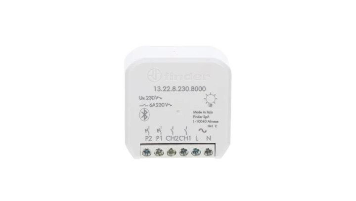 Przekaźnik wielofunkcyjny (oświetlenie, wentylacja) Bluetooth/Wi-fi Yesly 2P 16A 230V AC 13.22.8.230.B000